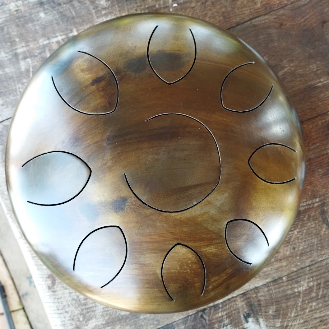 Un tongue drum que j'ai fabriqué pour le projet AZYOM